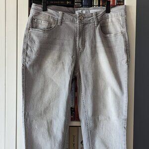 Kensie Light Gray Ankle Jeans // Size 8